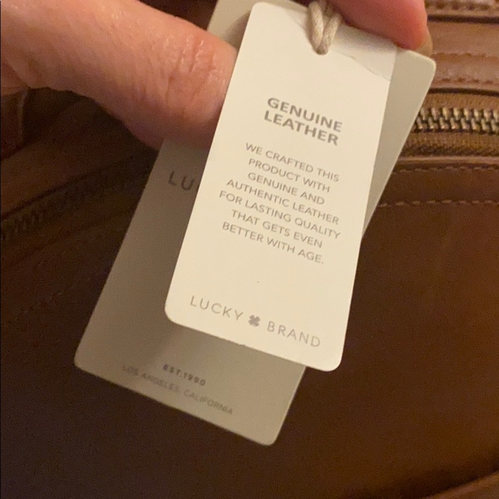 Lucky Brand 🍀 leather backpack Ryda - Picture 12 of 12